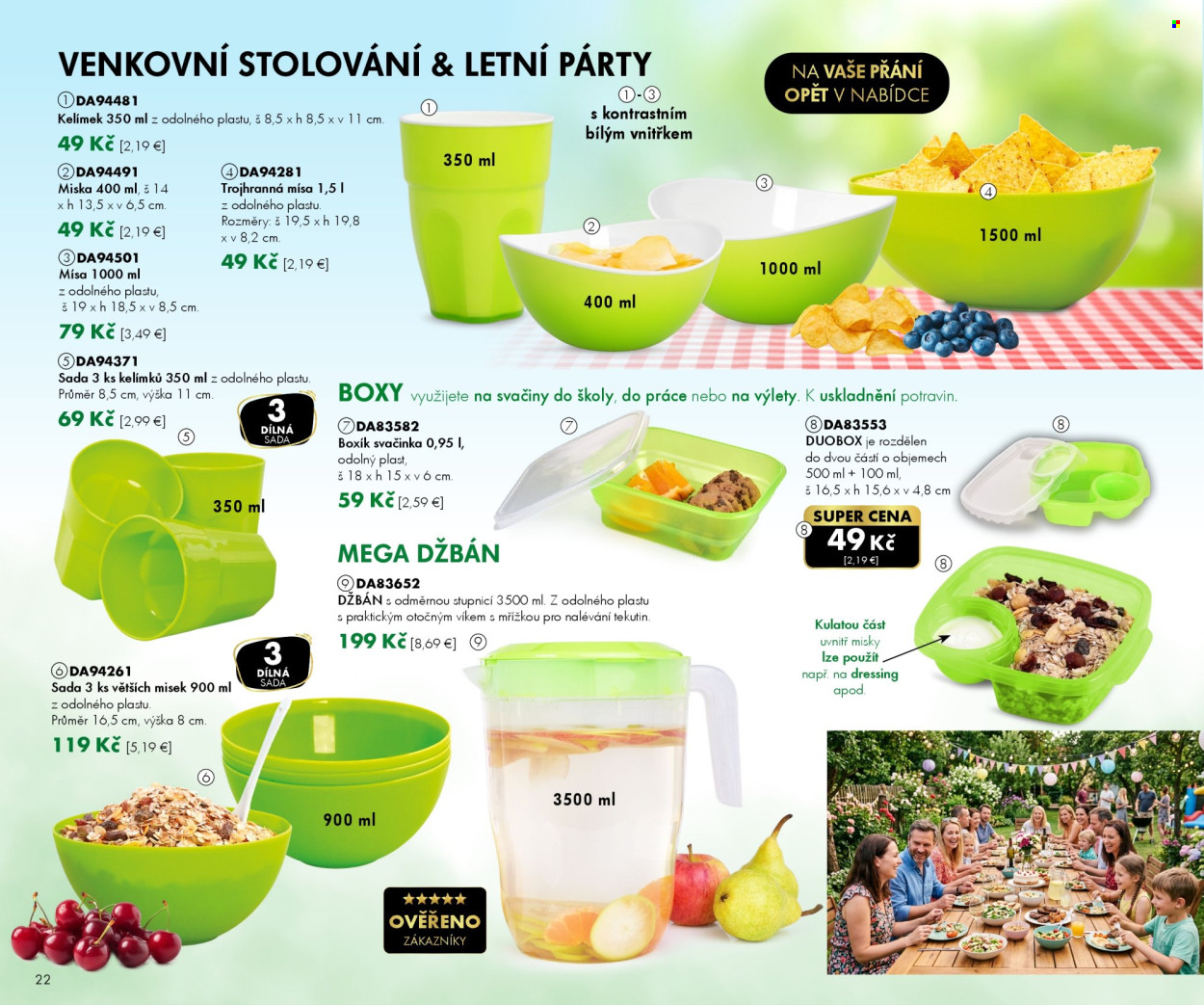 Leták Dedra - 21.6.2026 - 31.7.2026. Strana 22