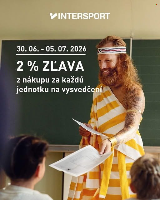 Leták Intersport - 30.6.2026 - 5.7.2026. Strana 1