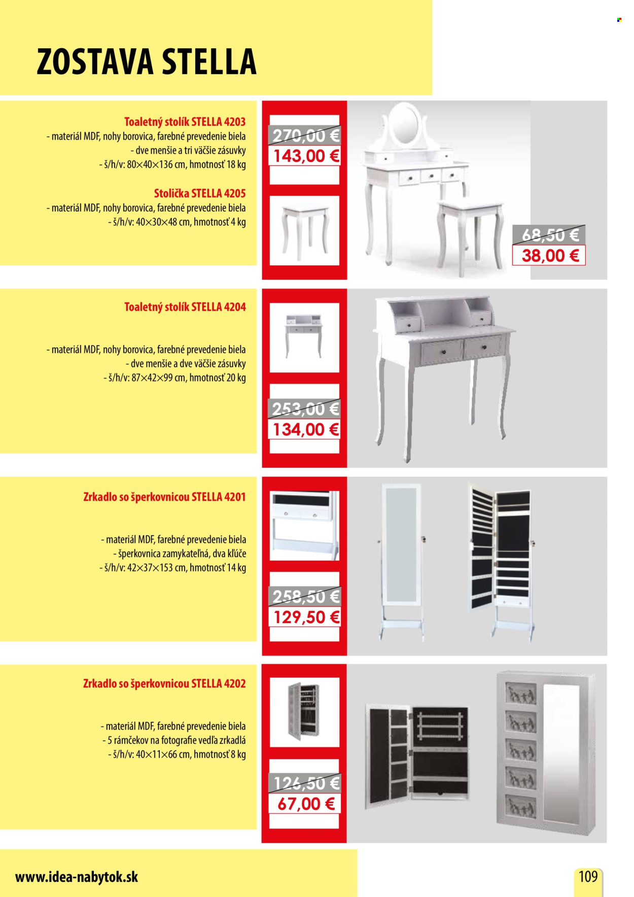 Leták IDEA nábytok. Strana 109