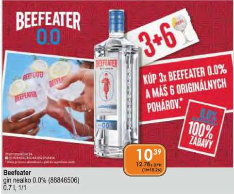 Beefeater gin nealko 0.0% (88846506) 0.7 l, 1/1