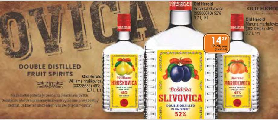 Old Herold Bošácka slivovica