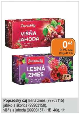 Popradský čaj Lesná zmes