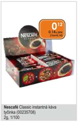Nescafé Classic instantná káva tyčinka (00235708)