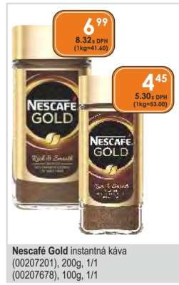 Nescafé Gold instantná káva