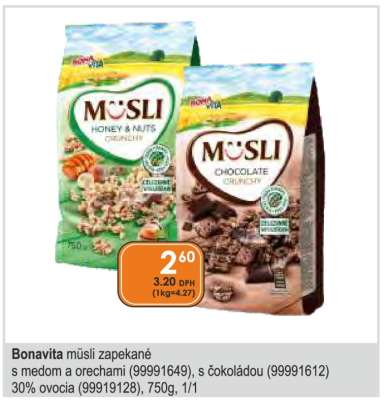 Bonavita Müsli zapekané