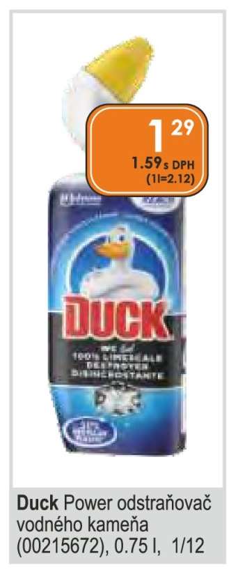 Duck Power odstraňovač vodného kameňa