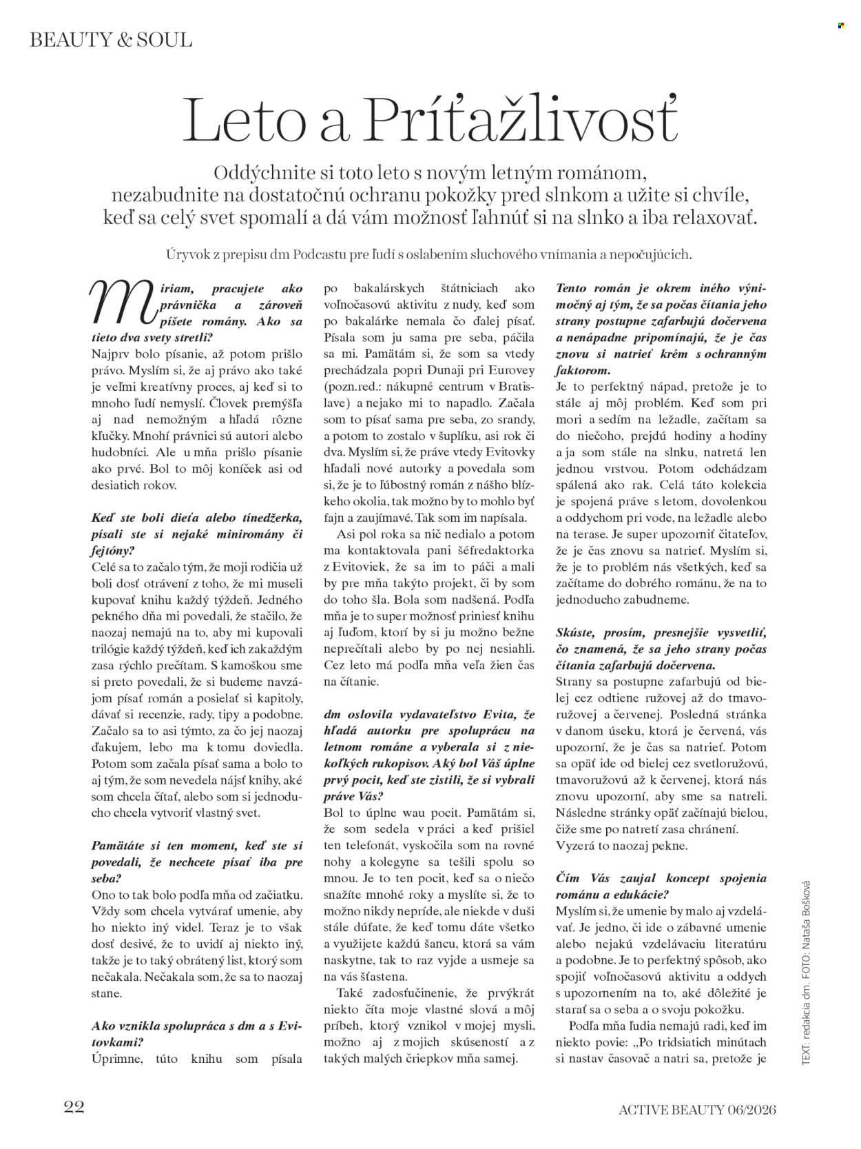 Leták dm drogerie. Strana 22