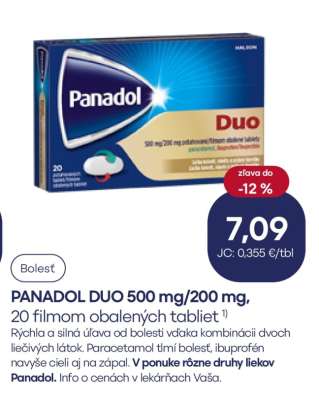 Panadol Duo 500 mg/200 mg