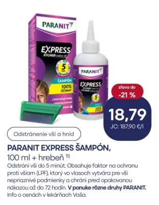 PARANIT EXPRESS ŠAMPÓN