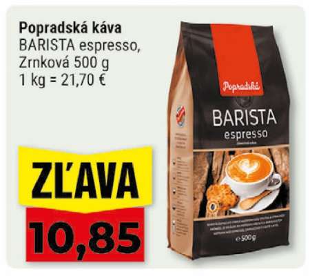 Popradská káva Barista Espresso