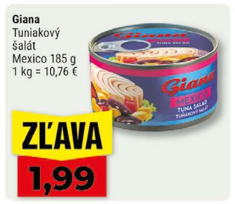 Giana Tuniakový šalát Mexico 185 g