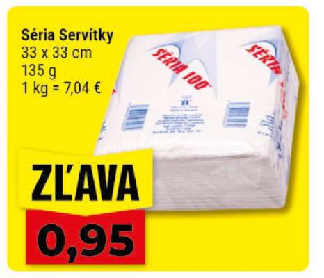 Séria Servítky