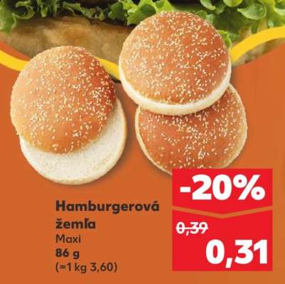 Hamburgerová žemľa