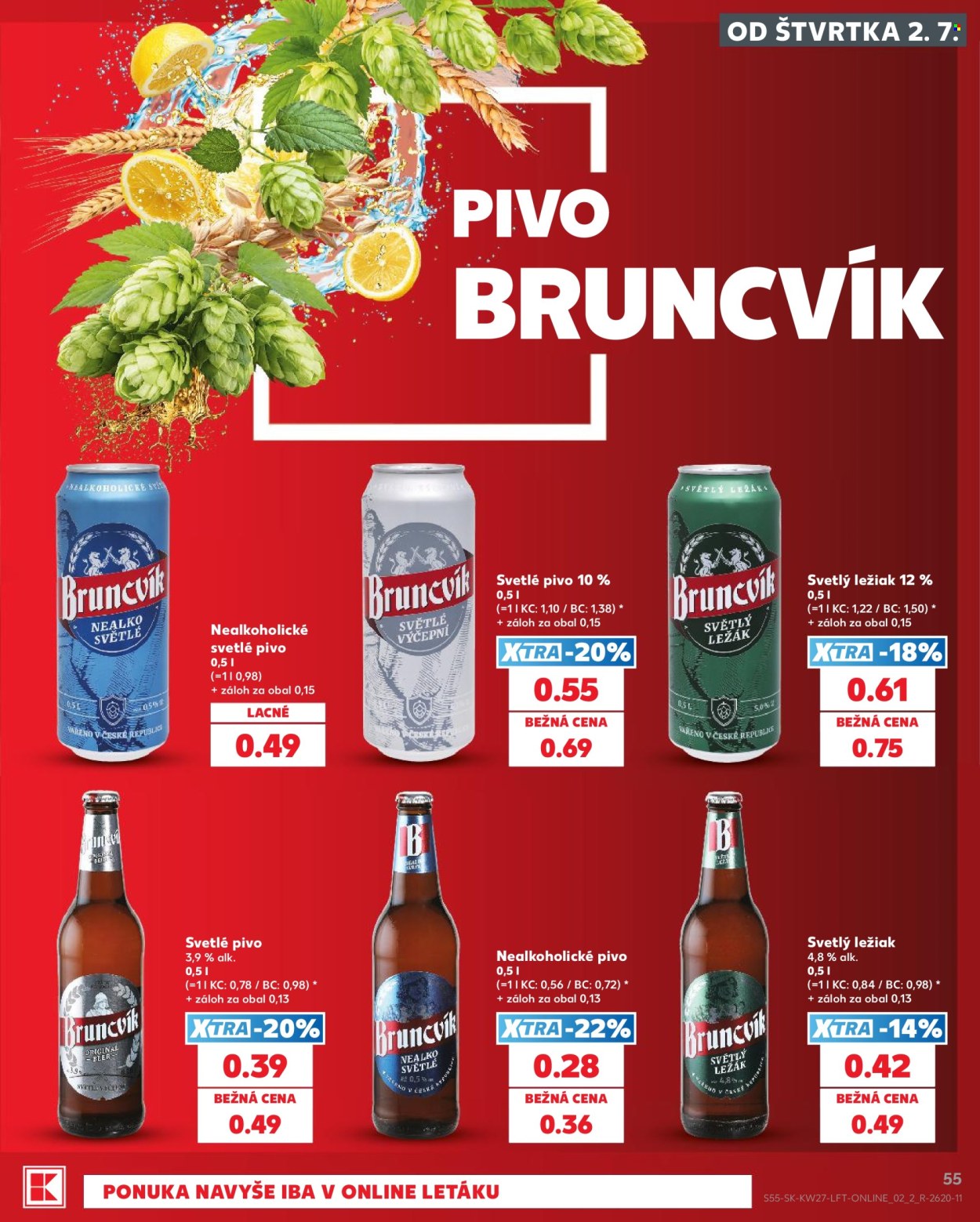 Leták Kaufland - 2.7.2026 - 8.7.2026. Strana 55