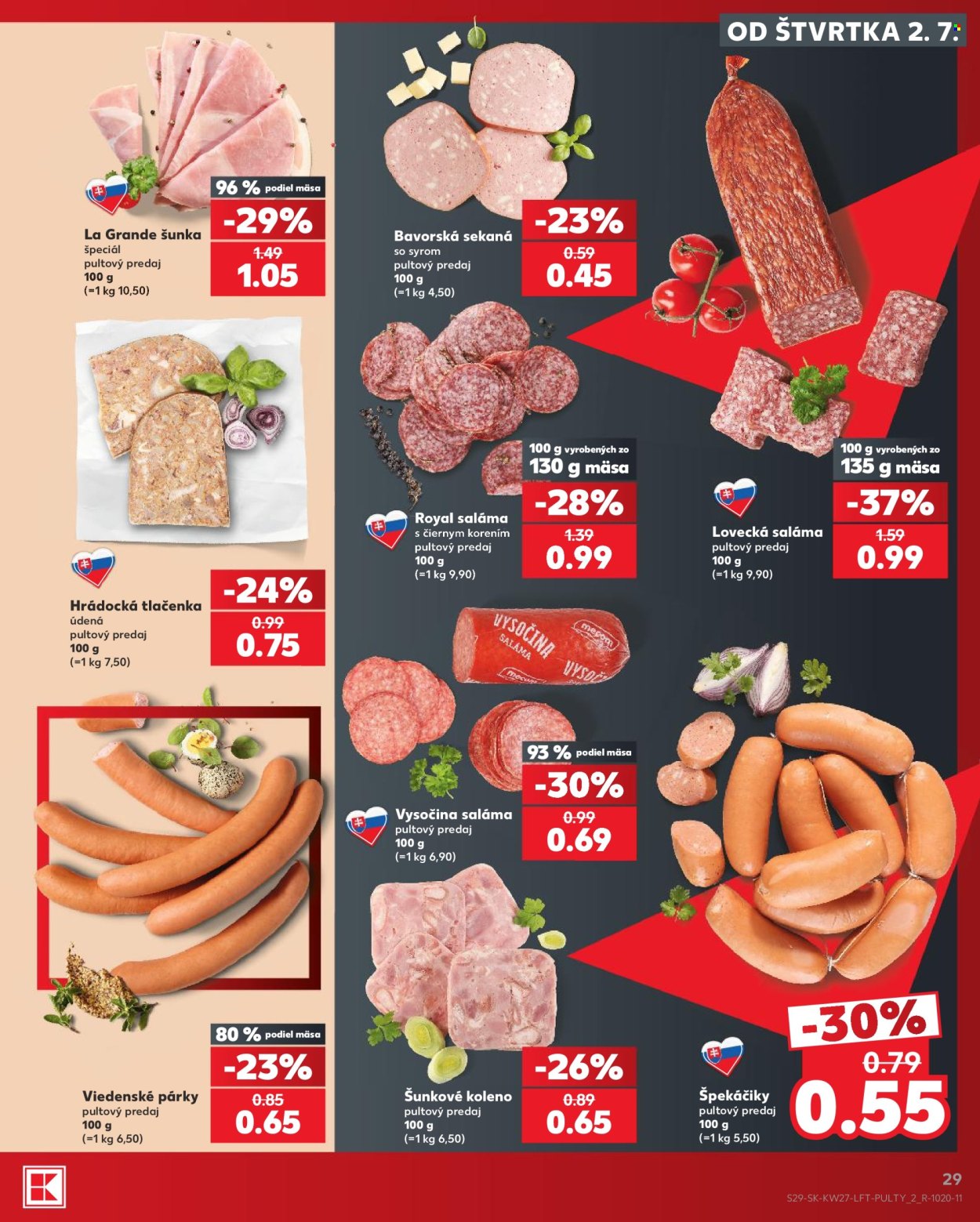 Leták Kaufland - 2.7.2026 - 8.7.2026. Strana 29