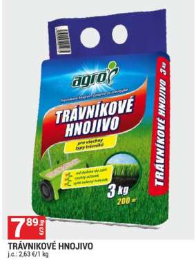 Trávnikové hnojivo