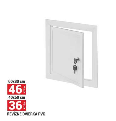 REVÍZNE DVIERKA PVC 40x60 cm