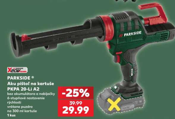 Aku pištoľ na kartuše PKPA 20-Li A2