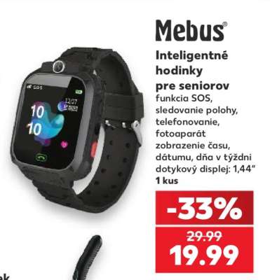 Mebus Inteligentné hodinky pre seniorov
