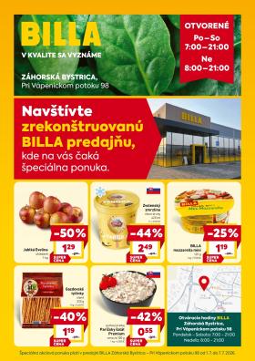 Billa - Záhorská Bystrica