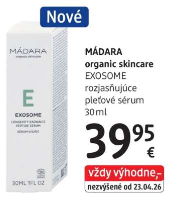 MÁDARA organic skincare EXOSOME