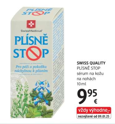 SWISS QUALITY PLÍSNĚ STOP