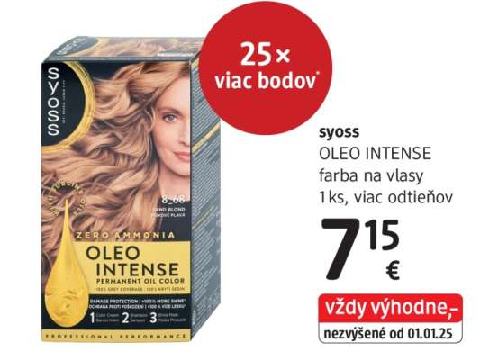 SYOSS OLEO INTENSE Farba na vlasy