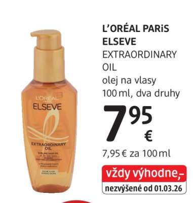 L'ORÉAL PARIS ELSEVE EXTRAORDINARY OIL