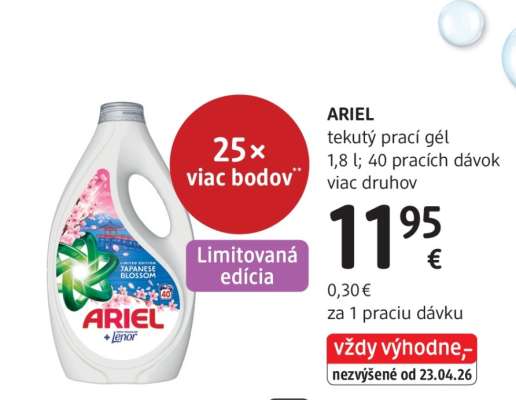Ariel Tekutý prací gél