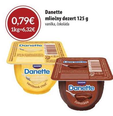 Danette mliečny dezert 125 g