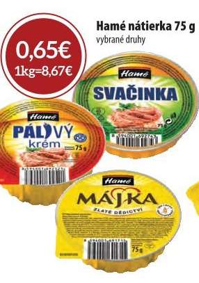 Hamé nátierka 75 g