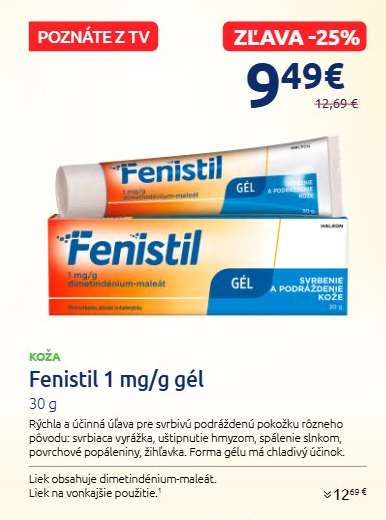 Fenistil 1 mg/g gél