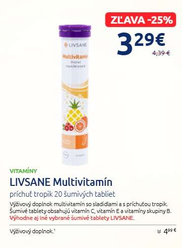 LIVSANE Multivitamín