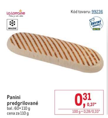 Panini predgrilované