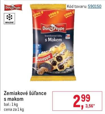 Zemiakové šúľance s makom