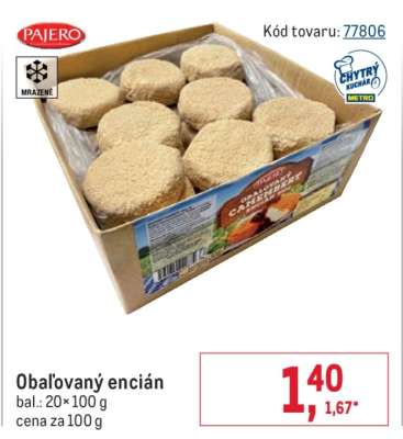 Obaľovaný encián