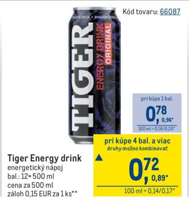 Tiger Energy drink