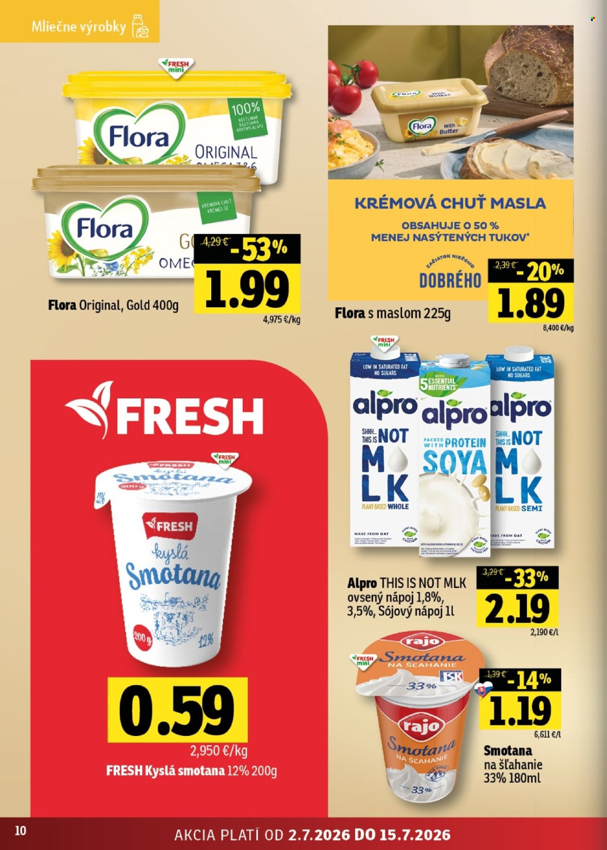 Leták FRESH - 2.7.2026 - 15.7.2026. Strana 10