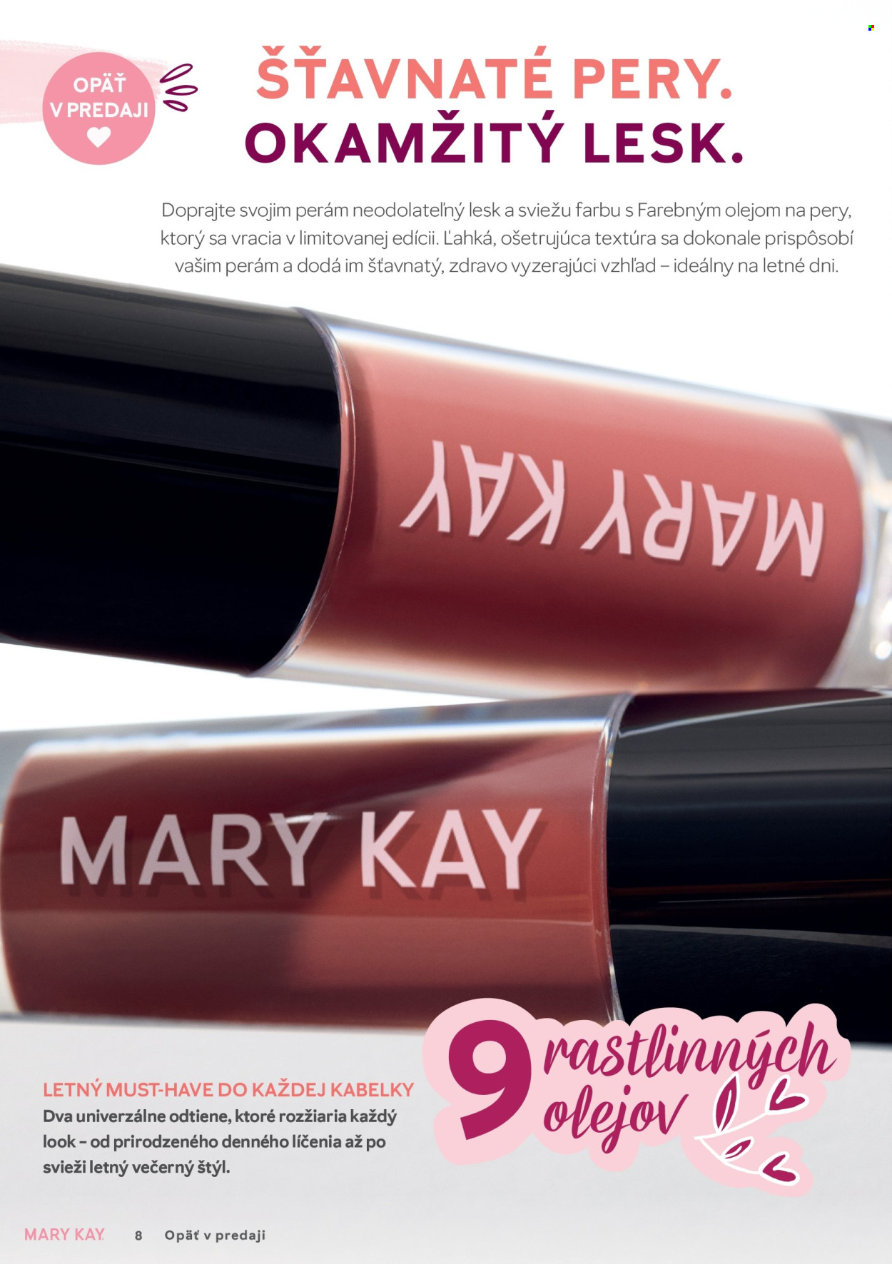 Leták Mary Kay. Strana 8