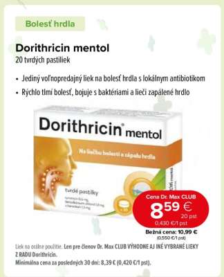 Dorithricin mentol
