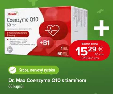 Dr. Max Coenzyme Q10 s tiamínom