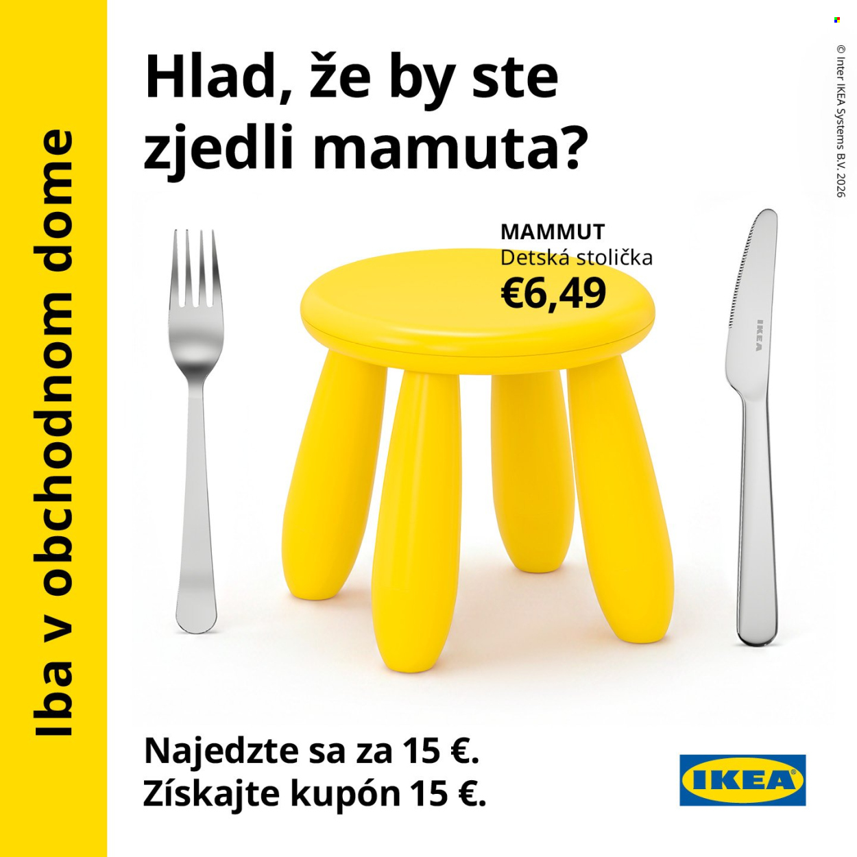Leták IKEA. Strana 1
