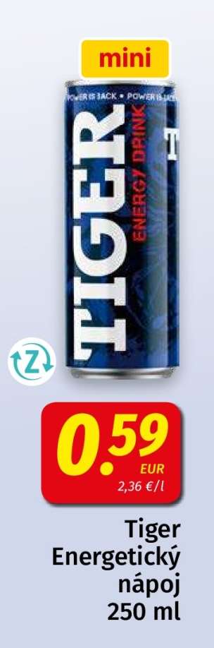 Tiger energetický nápoj 250 ml