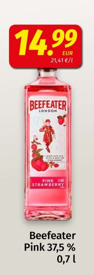 Beefeater Pink 37,5 % 0,7 l