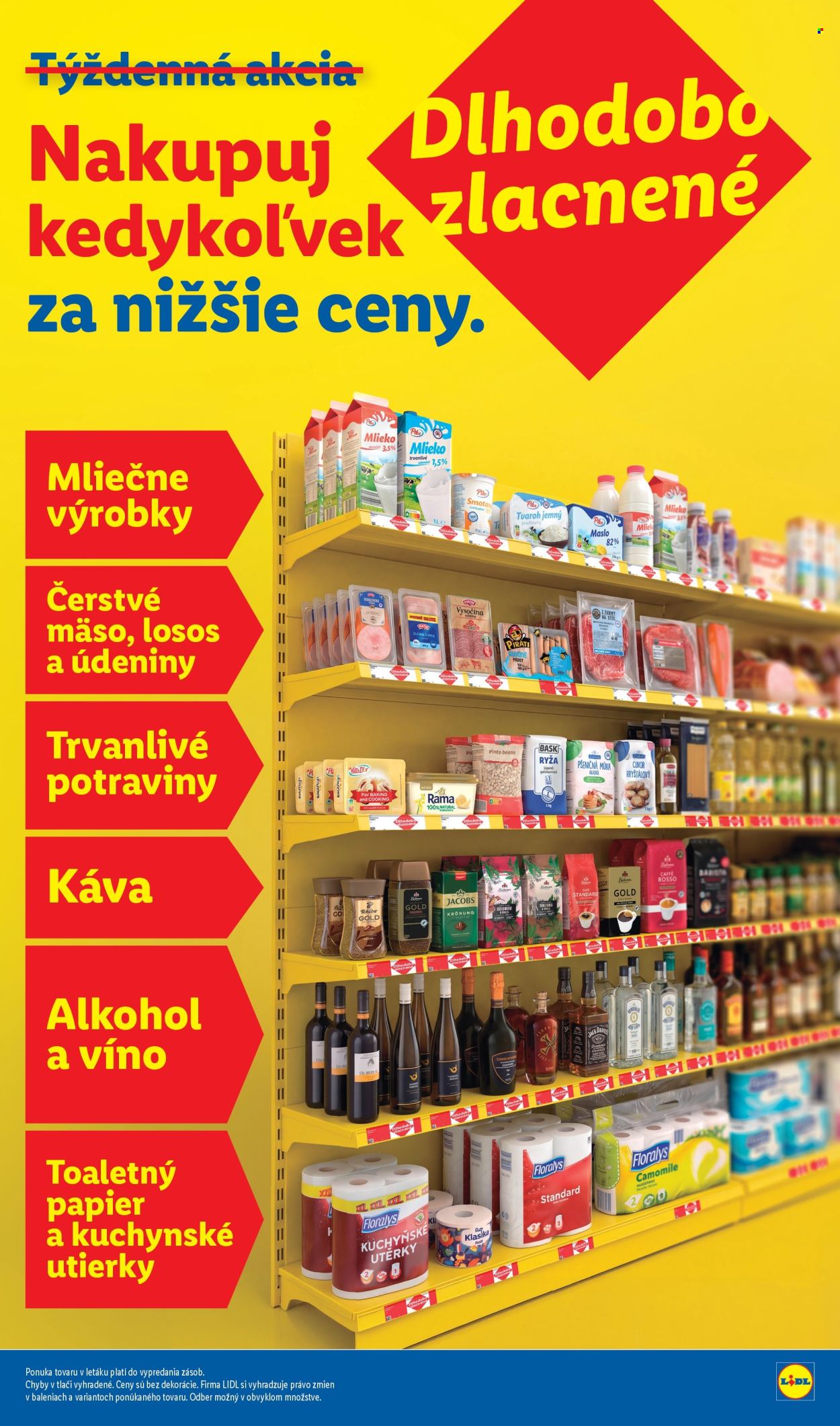 Leták Lidl. Strana 1