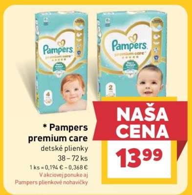 Pampers premium care