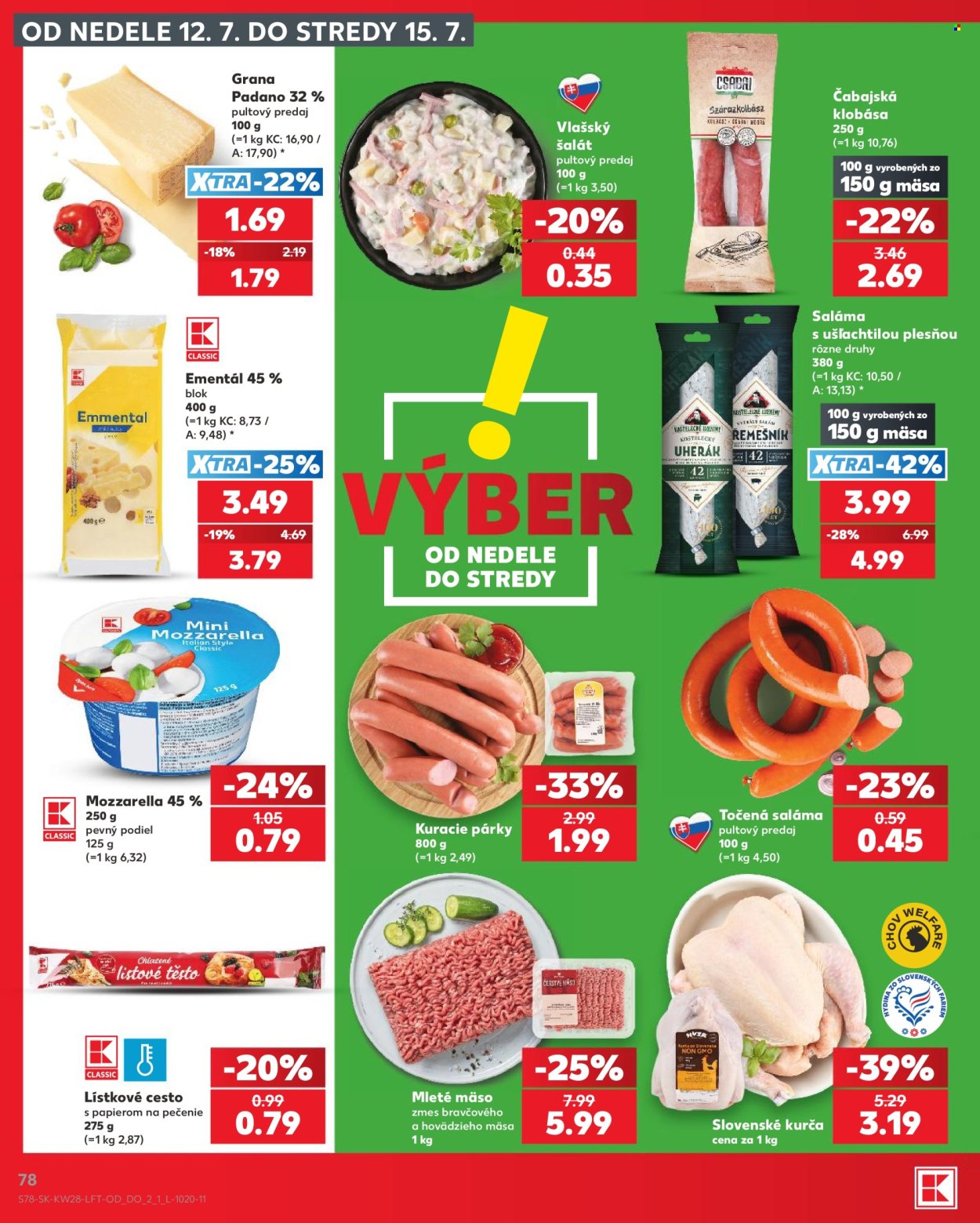 Leták Kaufland - 9.7.2026 - 15.7.2026. Strana 78