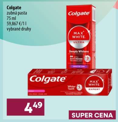 Colgate zubná pasta