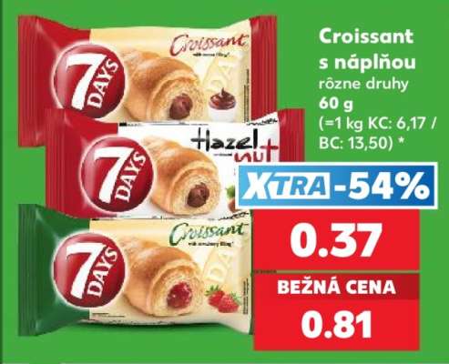 Croissant s náplňou
