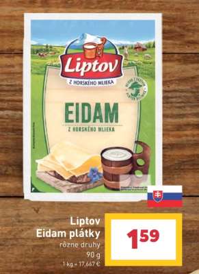 LIPTOV EIDAM PLÁTKY